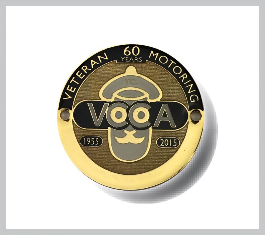 Round Gold 60 Years Car Badge » Lega