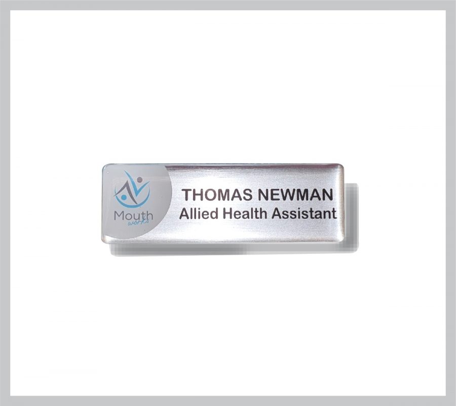 Plastic Glazed Name Badge » Lega