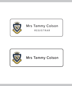 St Columba's College Name Badge (Colour)